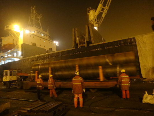 गुणवत्ता  Hot Rolled SAWL SSAW Steel Pipe Length Customized For Natural Gas And Oil Pipeline फैक्टरी