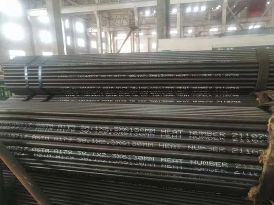 हाई प्रेशर सीमलेस स्टील पाइप ASTM A179 A106 Gr.B राउंड