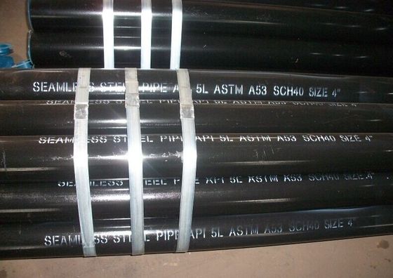 लंबाई 5.8m/6m/11.8m/12m एएसटीएम A106 सीमलेस स्टील पाइप अनुकूलित