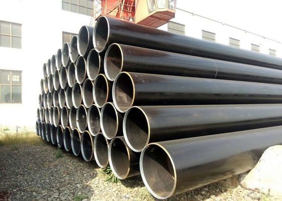 क्षरण प्रतिरोधी काली निर्बाध स्टील पाइप ASTM A53 निर्माण के लिए मानक