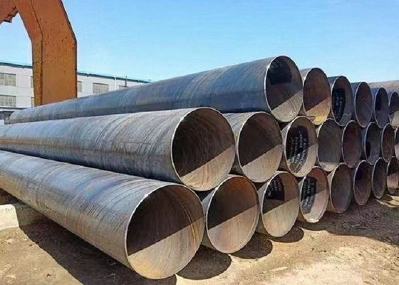 एपीआई 5एल एएसटीएम ए252 एसएसएडब्ल्यू स्टील पाइपलाइन फॉर स्केफ़ोल्डिंग 219 मिमी से 4000 मिमी व्यास तक