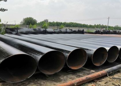 ASTM A252 वेल्डिंग लंबी पाइप ट्रांसमिशन तेल और गैस LSAW स्टील पाइप