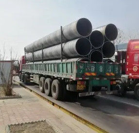 SSAW वेल्डेड स्टील पाइप 5mm-25.4mm दीवार निर्माण के लिए