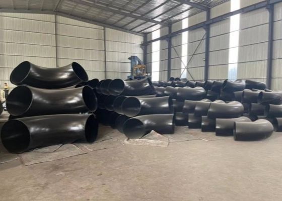ASME B 16.9 स्टील पाइप फिटिंग के लिए सीमलेस आकार 1/2''-12' में उच्च मांग