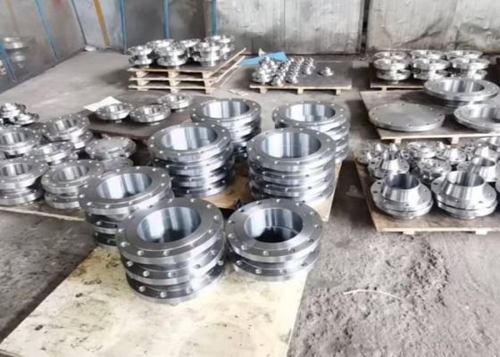 थ्रेडेड कनेक्शन और उच्च स्थायित्व के साथ डीआईएन मानक स्टील स्लिप ऑन फ्लैंज