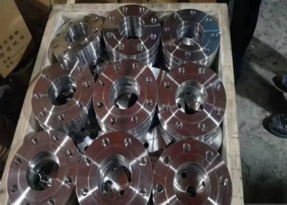 विभिन्न आकारों में गर्म जस्ती स्टील के फ्लैंग्स 1/2-48