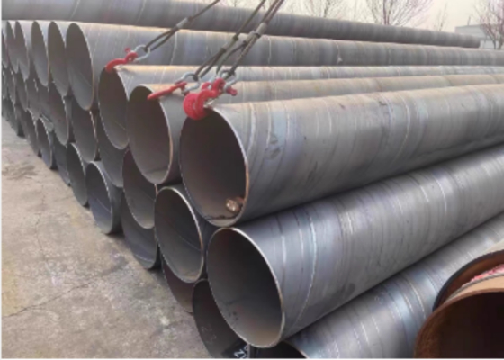 SSAW स्टील पाइप 219.1mm-2540mm OD 5mm-25.4mm वॉल मोटाई