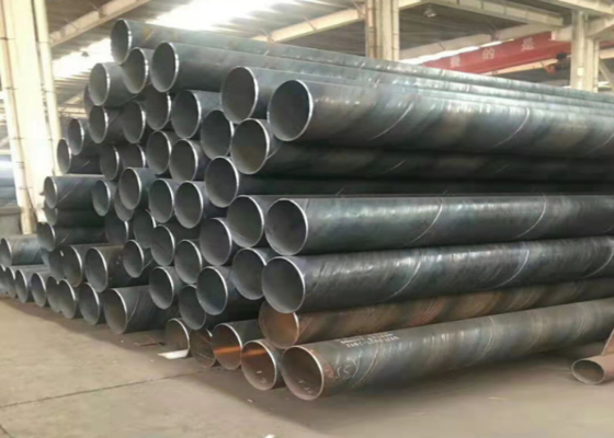 पानी गैस तेल वितरण के लिए SSAW स्टील पाइप 219.1mm-2540mm