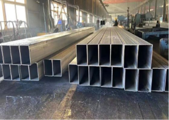 S235JR स्टील खोखले अनुभाग 15-1000 मिमी ओडी काले आयत