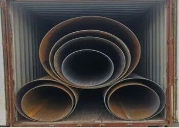 एलएसएडब्ल्यू स्टील पाइप दीवार मोटाई 5 मिमी-50 मिमी और बाहरी व्यास 355.6 मिमी-2320 मिमी के साथ 3 पीई कोटिंग के साथ