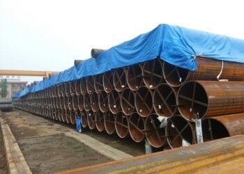 टिकाऊ तरल परिवहन के लिए 3PE कोटिंग के साथ 355.6 मिमी-2320 मिमी बाहरी व्यास, 5 मिमी-50 मिमी दीवार मोटाई वाली LSAW स्टील पाइप