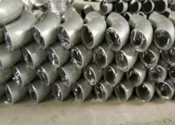 उच्च संक्षारण प्रतिरोध और 1/2 इंच - 24 इंच आकार सीमा में ASME बी 16.9 मानक के साथ OEM फोर्ज स्टेनलेस स्टील पाइप फिटिंग