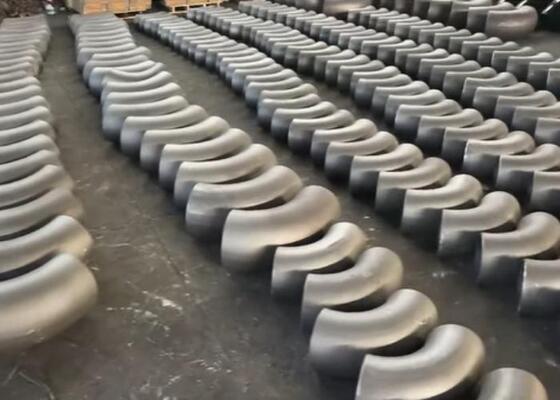 औद्योगिक उपयोग के लिए बट वेल्डिंग कनेक्शन के साथ 1/2 इंच जस्ती स्टील पाइप फिटिंग