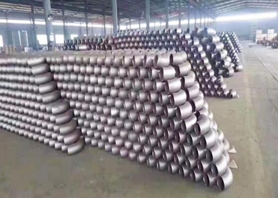 औद्योगिक उपयोग के लिए बट वेल्डिंग कनेक्शन के साथ 1/2 इंच जस्ती स्टील पाइप फिटिंग