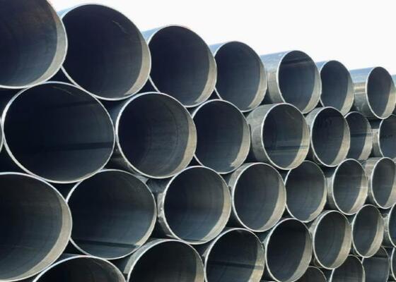 0.5-60 मिमी दीवार मोटाई ERW स्टील पाइप ASTM A500 विभिन्न इंजीनियरिंग परियोजनाओं के लिए प्रमाणित